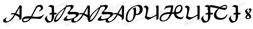 ALIBABAPUHUITI 8085字体转换